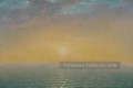 Coucher de soleil sur la mer luminisme paysage marin John Frederick Kensett